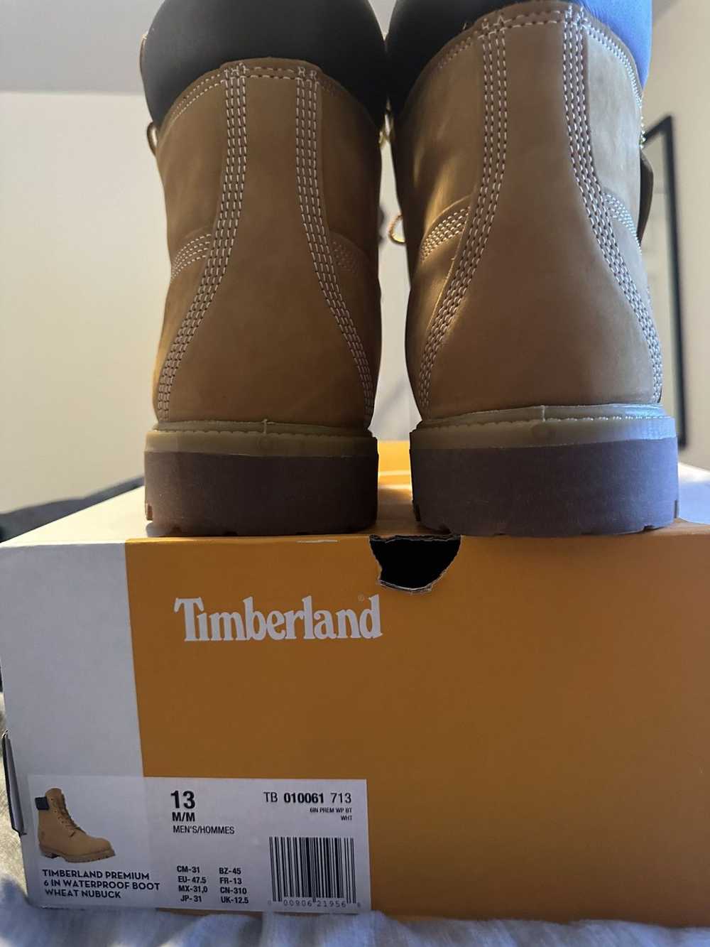 Timberland Timberland Wheat 6 inch boot sz 13 - image 4