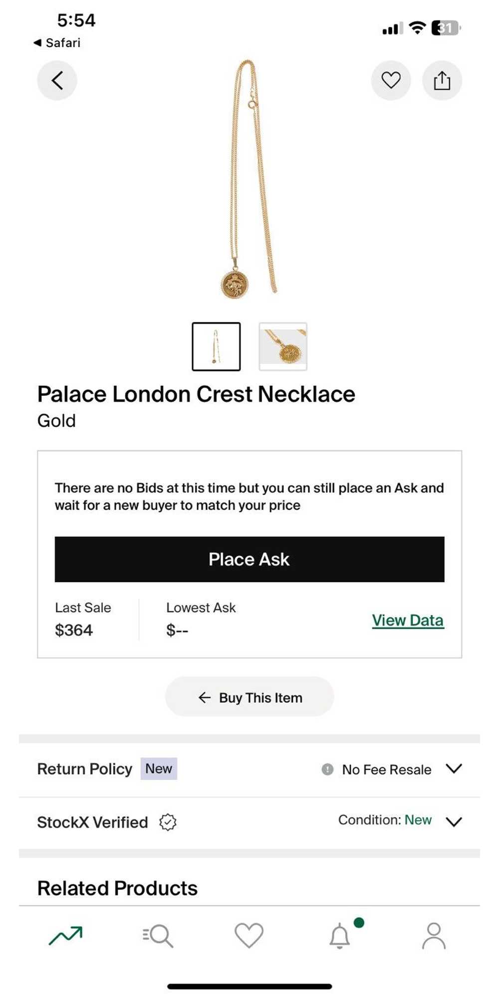 Palace Palace Crest Pendant - image 5