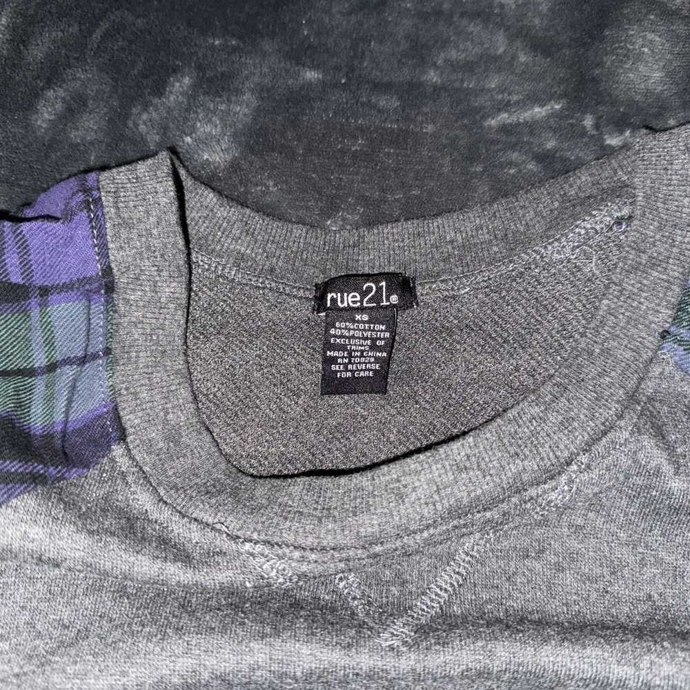 Vintage rue21 raglan sweatshirt top - image 3