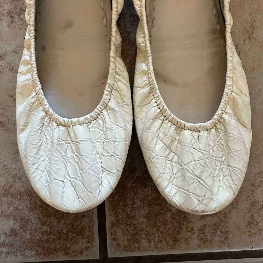 Tieks by Gavrieli White Croc Print Patent Leather… - image 12