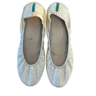 Tieks by Gavrieli White Croc Print Patent Leather… - image 1