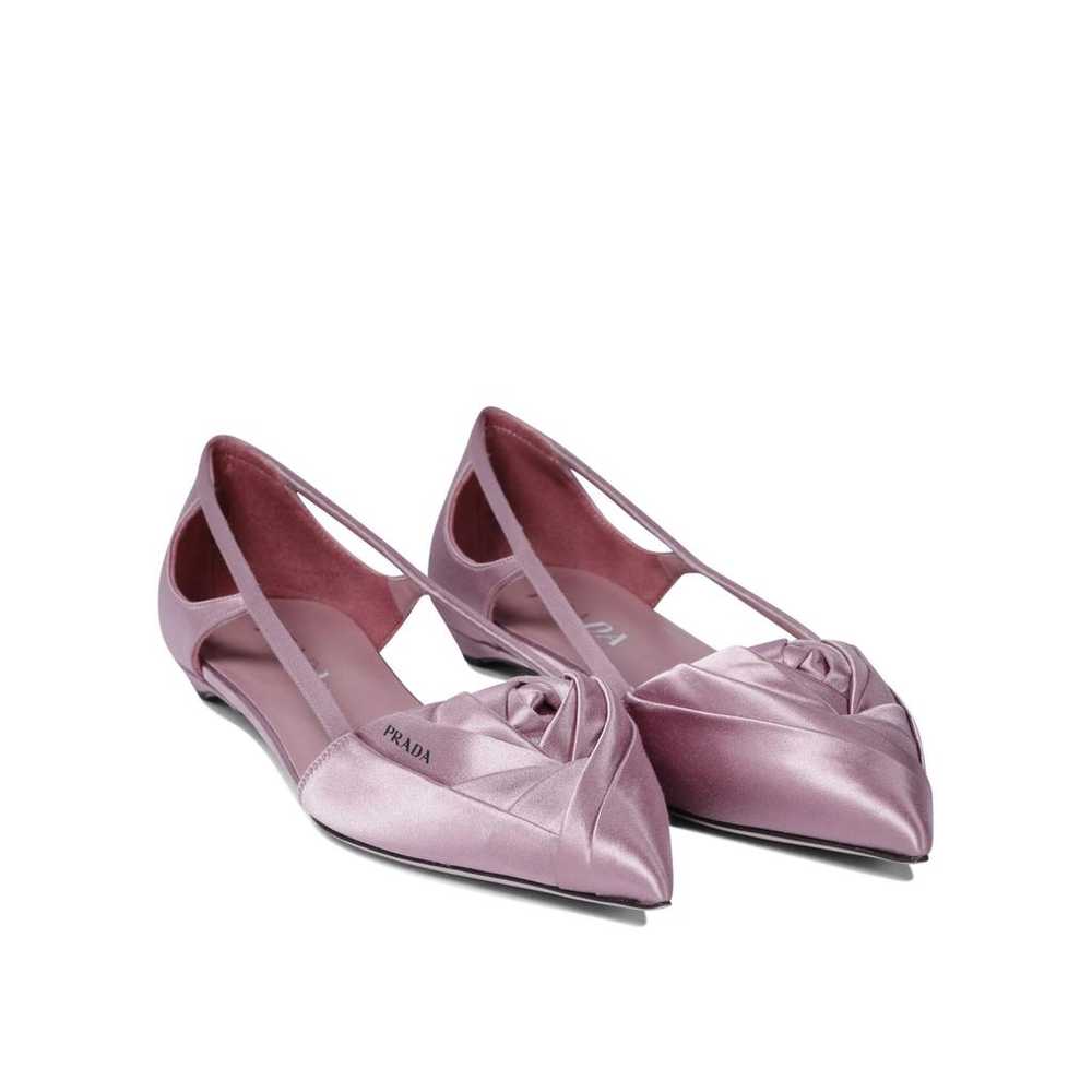 Prada Leather ballet flats - image 2