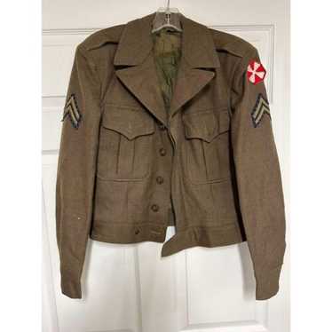 珍品50s,朝鮮戦争アメリカ軍ウールシャツ試供品テストサンプル 1vintageusarmy50smilitarywools