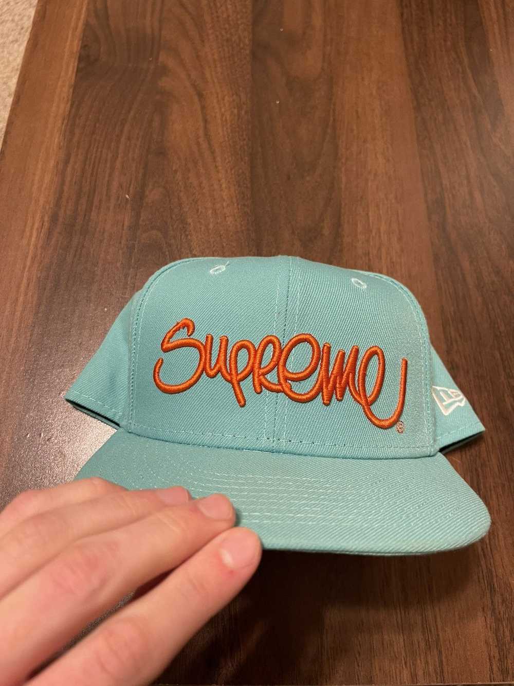 Supreme Supreme Handstyle New Era Fitted Hat Mint… - image 2