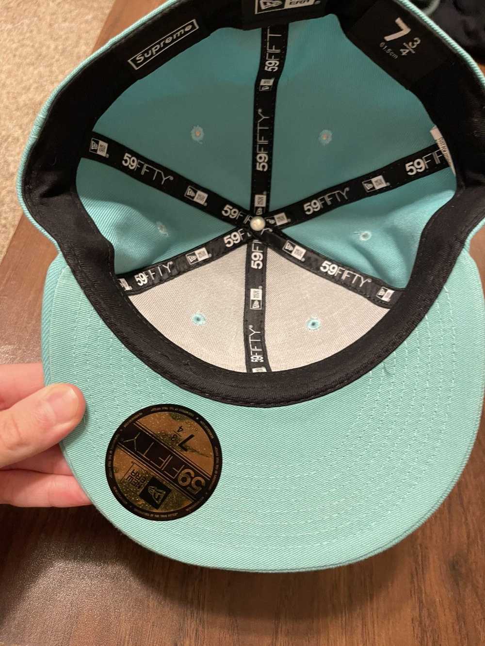 Supreme Supreme Handstyle New Era Fitted Hat Mint… - image 5