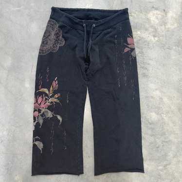 Y2K Vintage Lucky Brand store Hawaiian Hula Pin-up Girl Sweatpants Sweatpants - XS