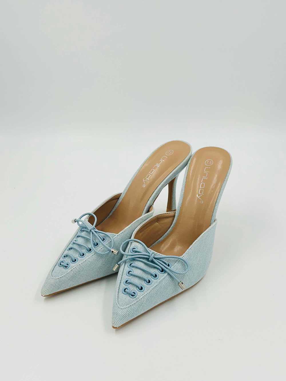 Lane 201 Denim Lace Up Heel - image 4