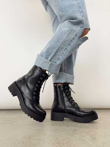 Lane 201 Black Madison Combat Boots - image 1