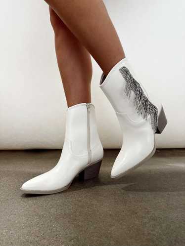 Lane 201 White Glitz And Glam Boot