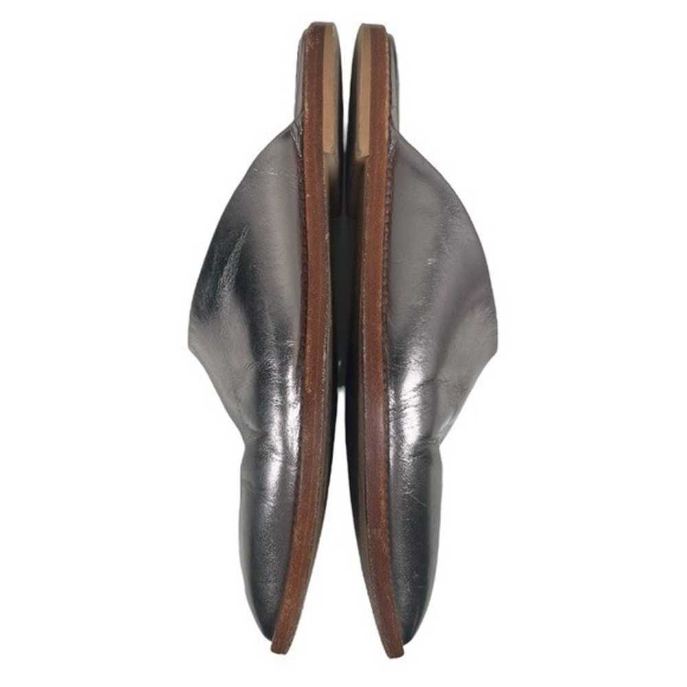 ATP Atelier Anzi Leather Slippers Silver Metallic… - image 3