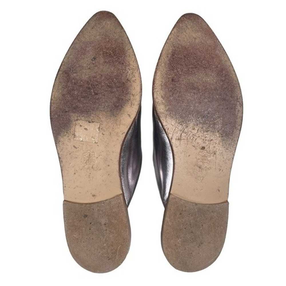 ATP Atelier Anzi Leather Slippers Silver Metallic… - image 4