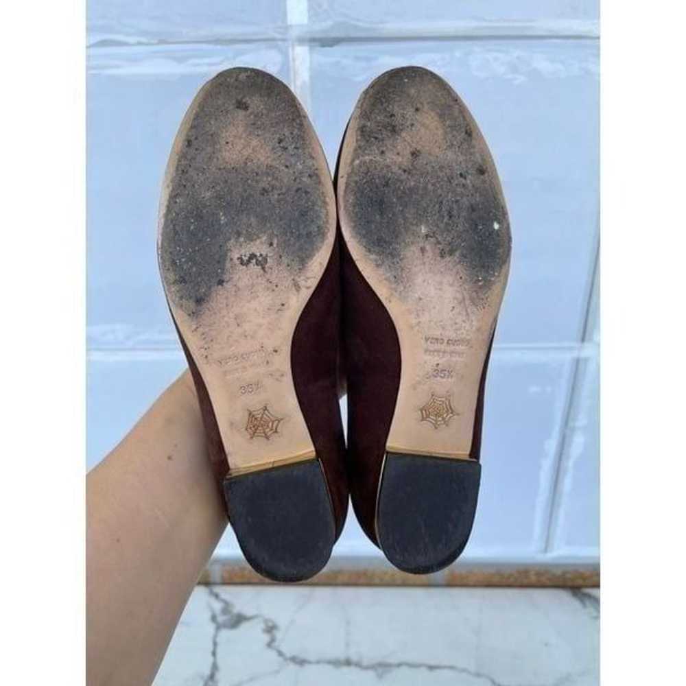 Charlotte Olympia brown suede Taurus Bull flats 3… - image 6