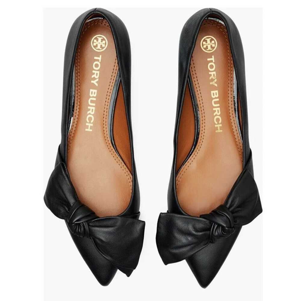 NEW Tory Burch Flats Loafer Shoes Bow Pointed Toe… - image 9