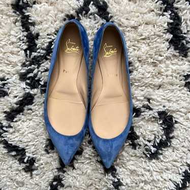 Christian Louboutin suede flats 40