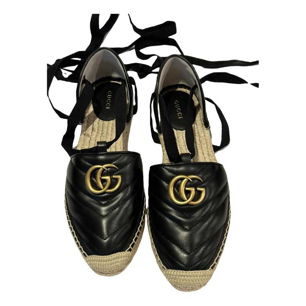 Gucci Leather espadrilles - image 1