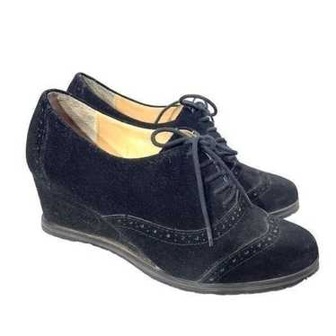 Ellen Tracy Active Women's Black Wedge Suede shoes