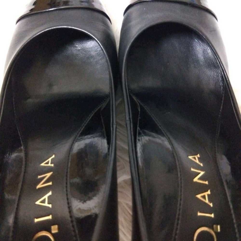 DIANA Pumps Leather Patent Black 23.5 - image 3