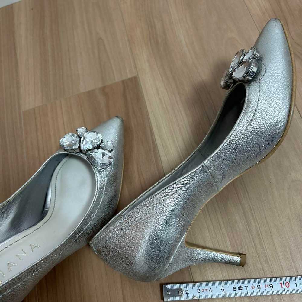 DIANA Silver Bijou Pumps - image 12