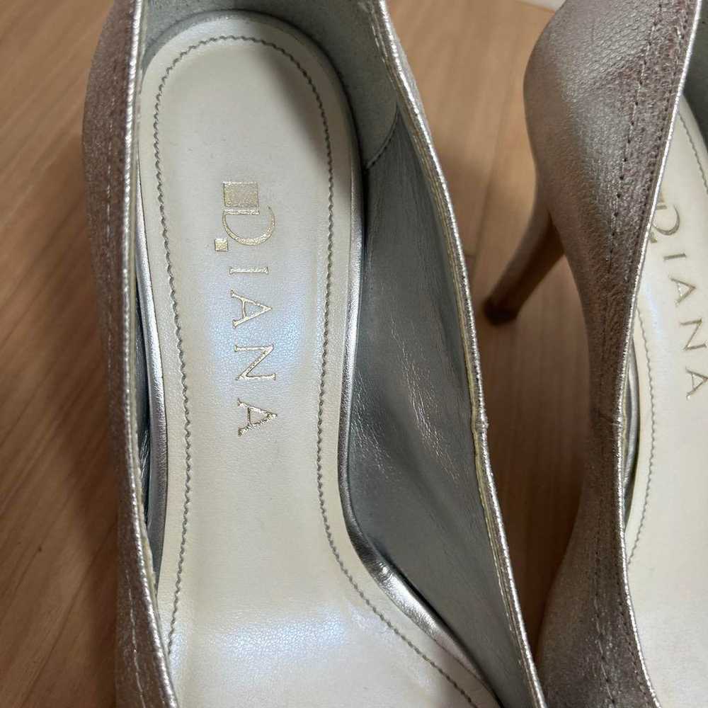 DIANA Silver Bijou Pumps - image 2