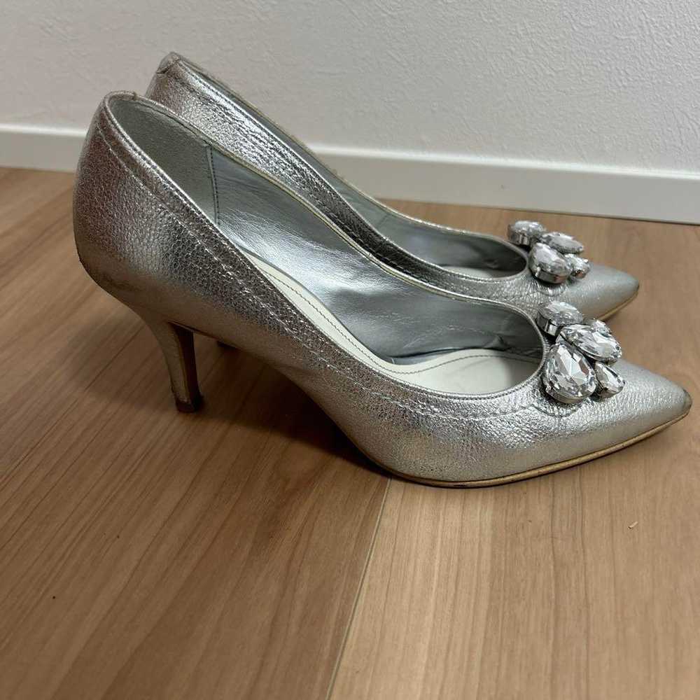 DIANA Silver Bijou Pumps - image 3