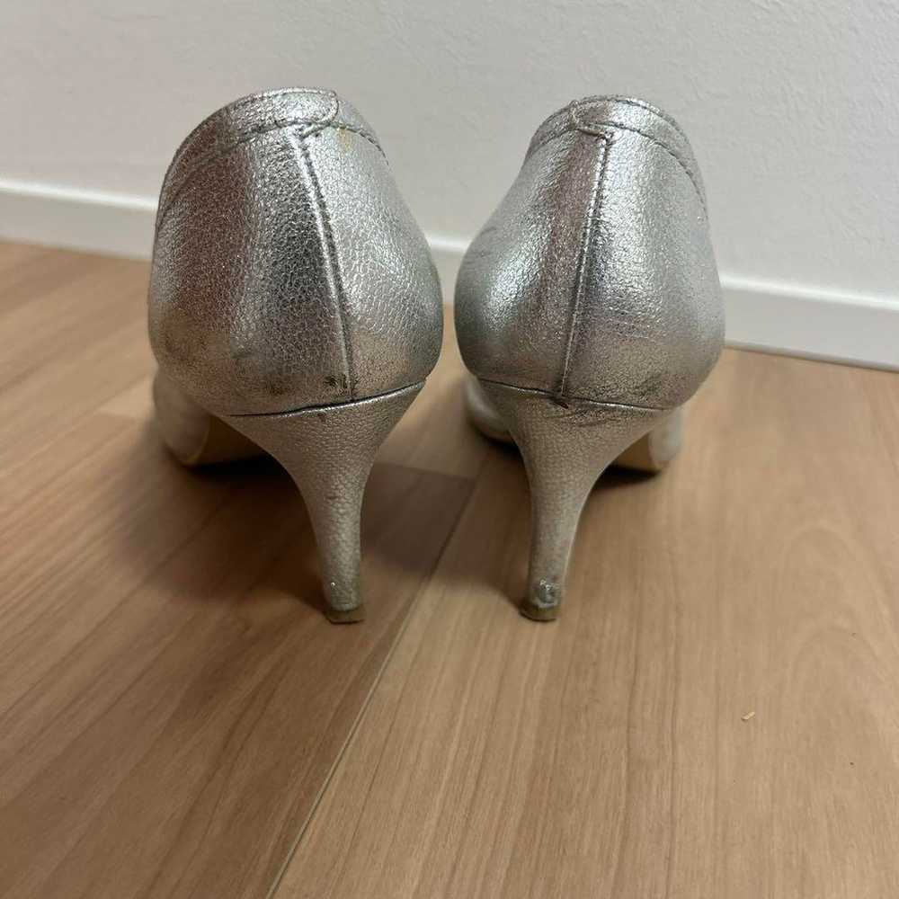 DIANA Silver Bijou Pumps - image 4