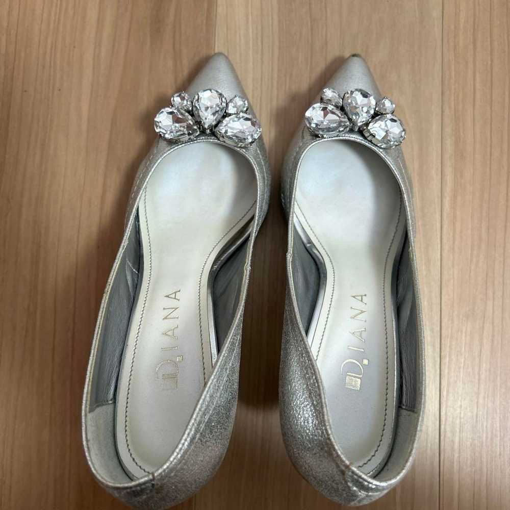 DIANA Silver Bijou Pumps - image 6