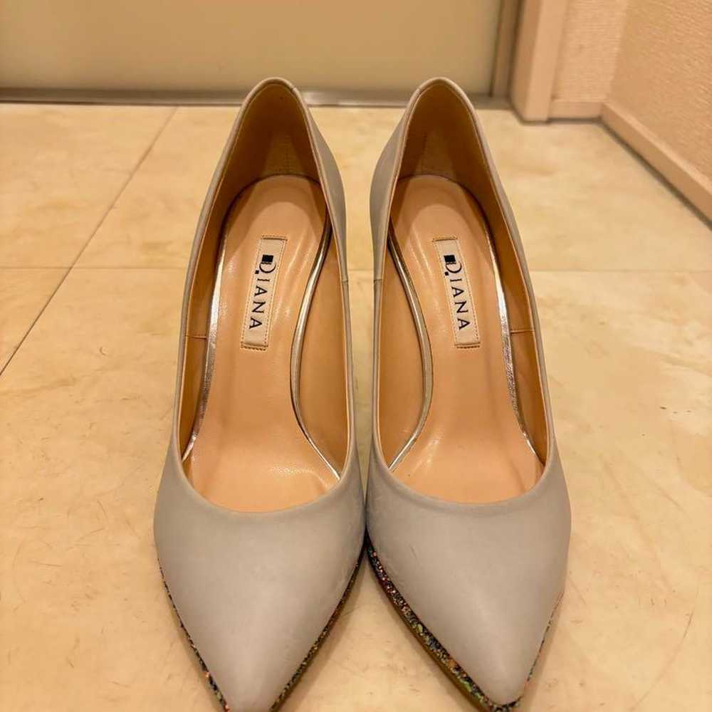 DIANA Gray Pointed Toe High Heels - Same Day Ship… - image 2