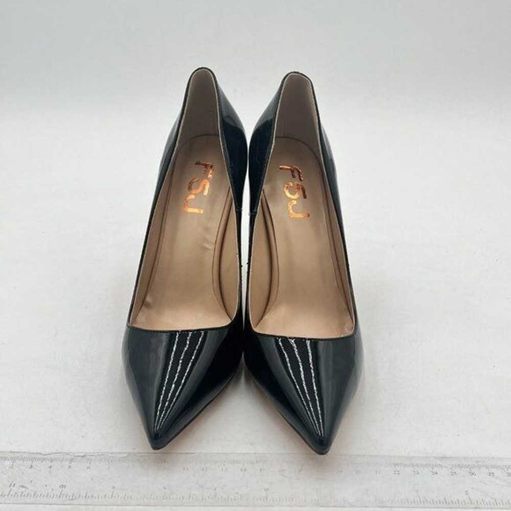 FSJ Black Pointed Toe Pumps High Heel Sexy Stilet… - image 3