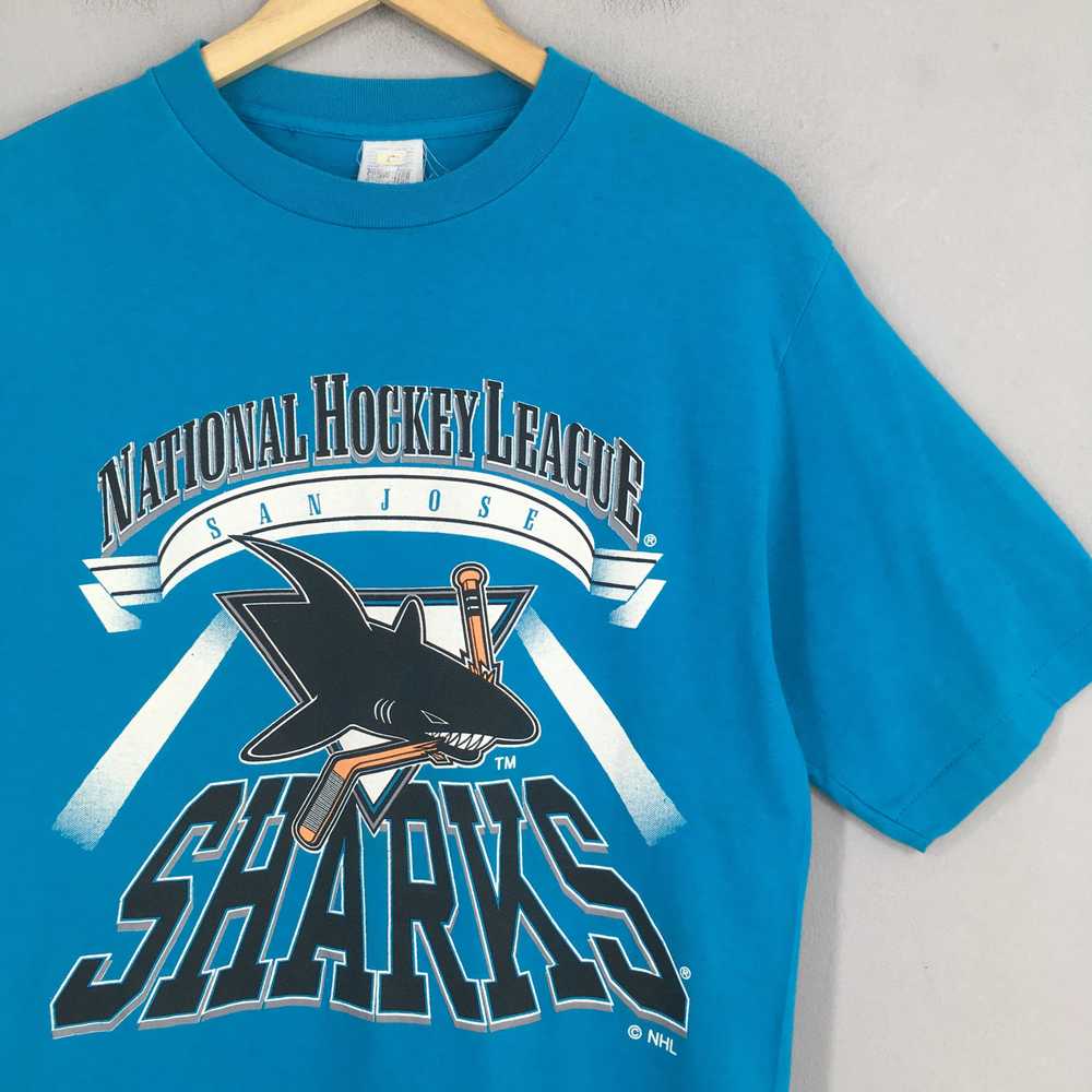 Ccm × NHL × Vintage Vintage 90's San Jose Sharks … - image 2