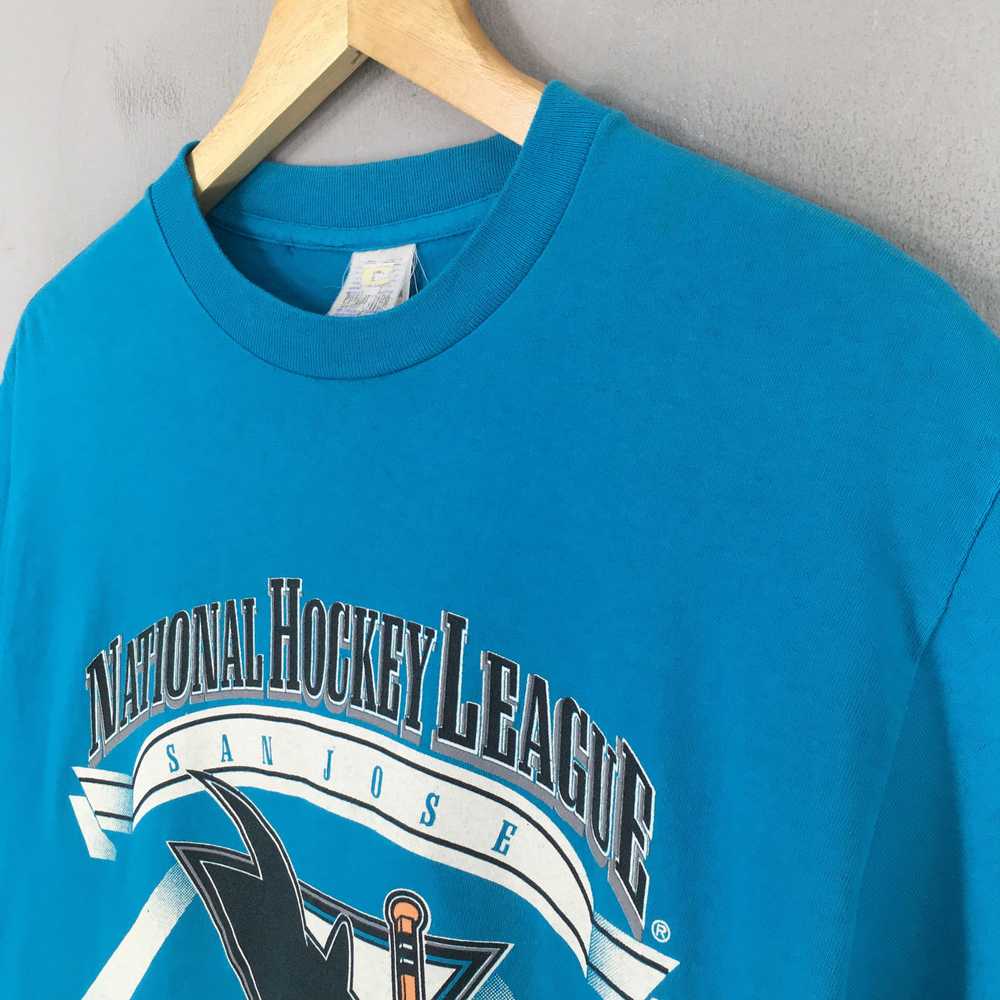 Ccm × NHL × Vintage Vintage 90's San Jose Sharks … - image 3