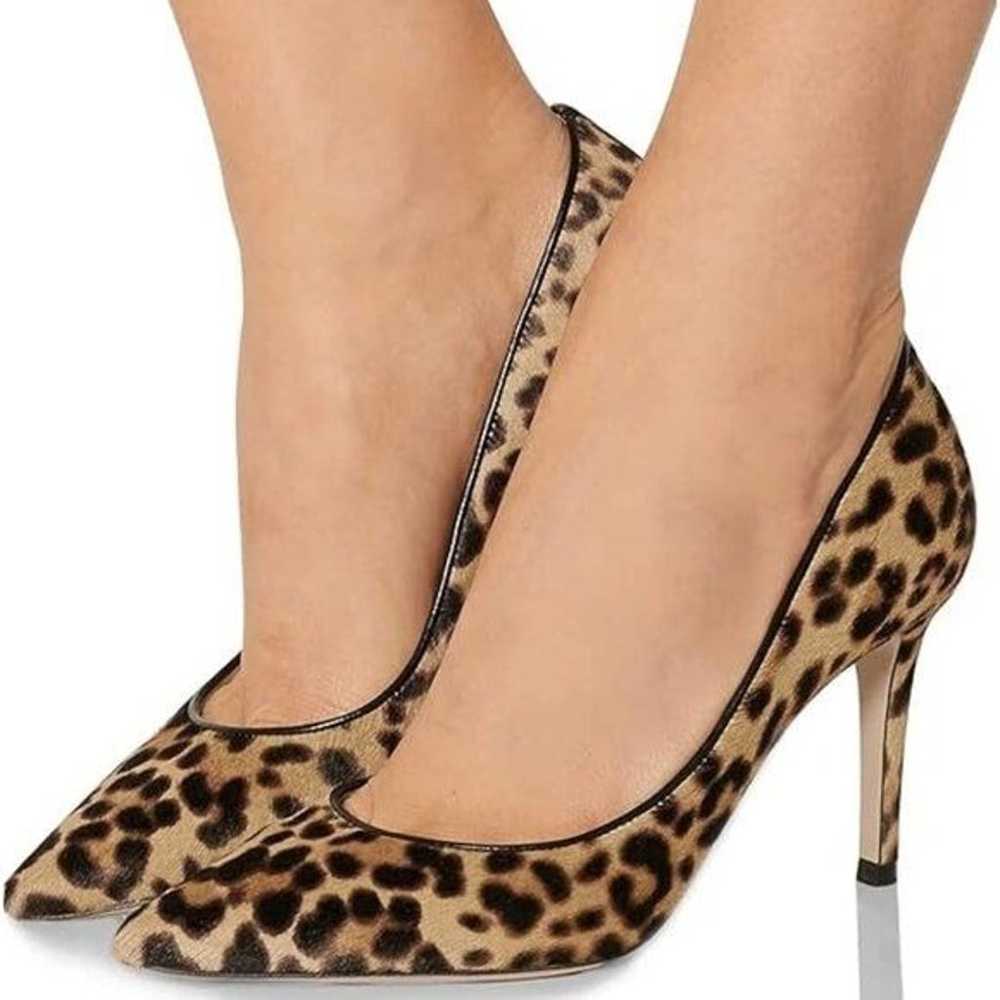 FSJ Women Sexy Leopard Printed Dress Shoes Pointy… - image 1