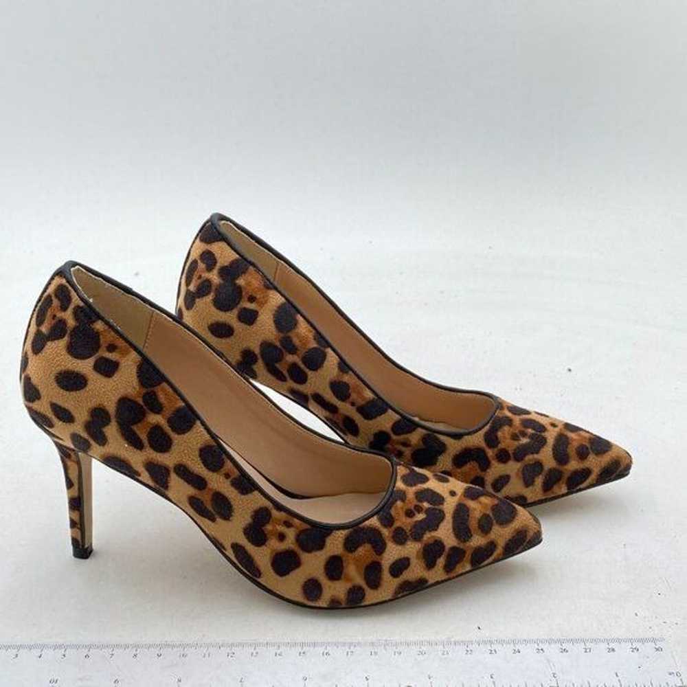 FSJ Women Sexy Leopard Printed Dress Shoes Pointy… - image 2