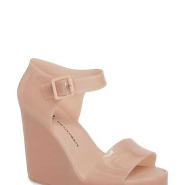 Melissa Mar Jelly nude wedges