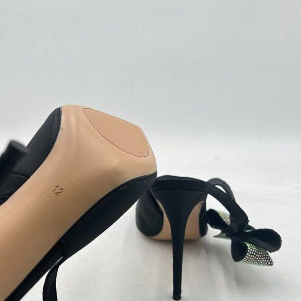 FSJ Black Cute Pointed Toe High Heel Pumps Rhines… - image 7