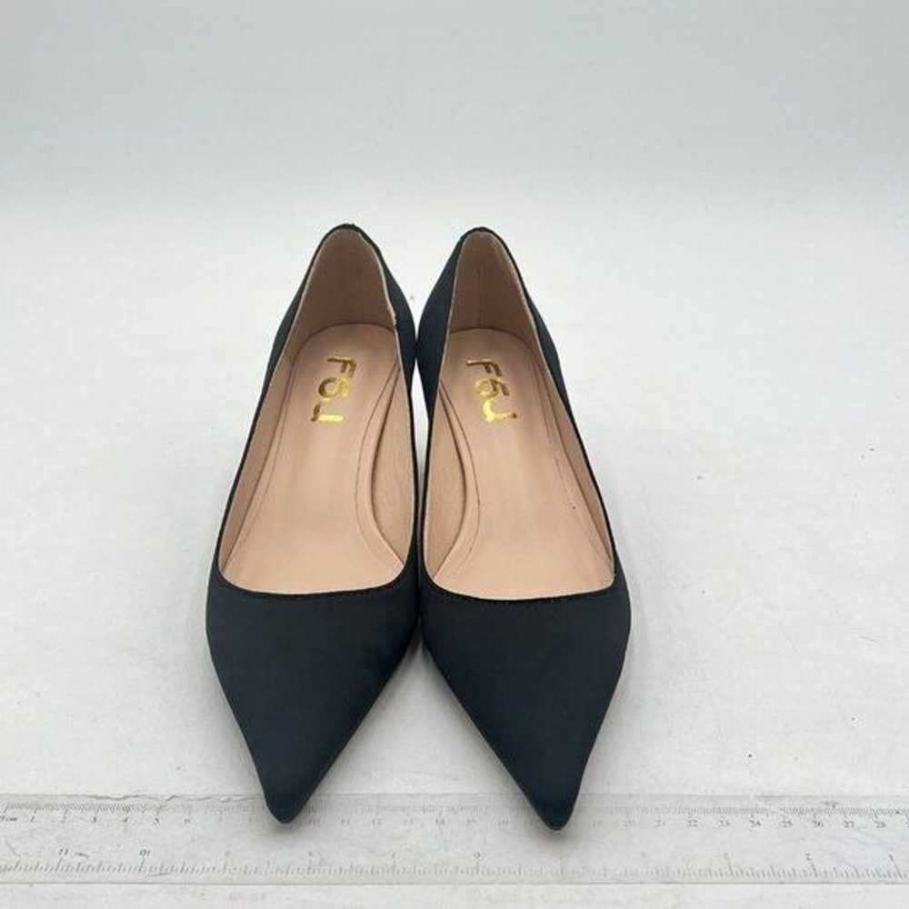 FSJ Women Bridal Pointed Toe Chunky Block Low Hee… - image 2