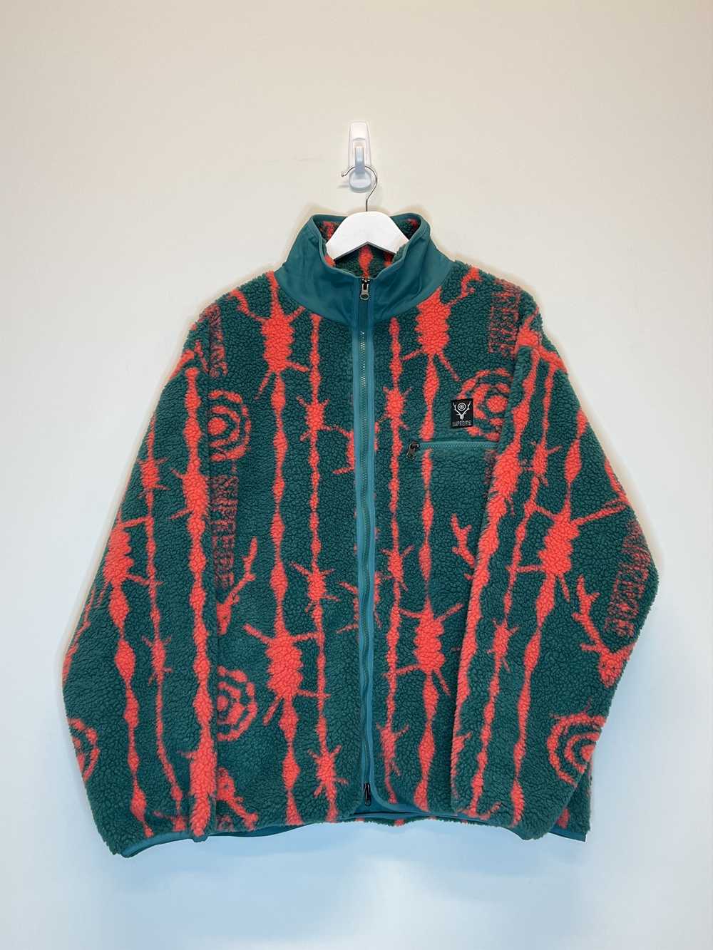 SOUTH2WEST8 × Supreme Barbed Wire Fleece Jacket - image 1