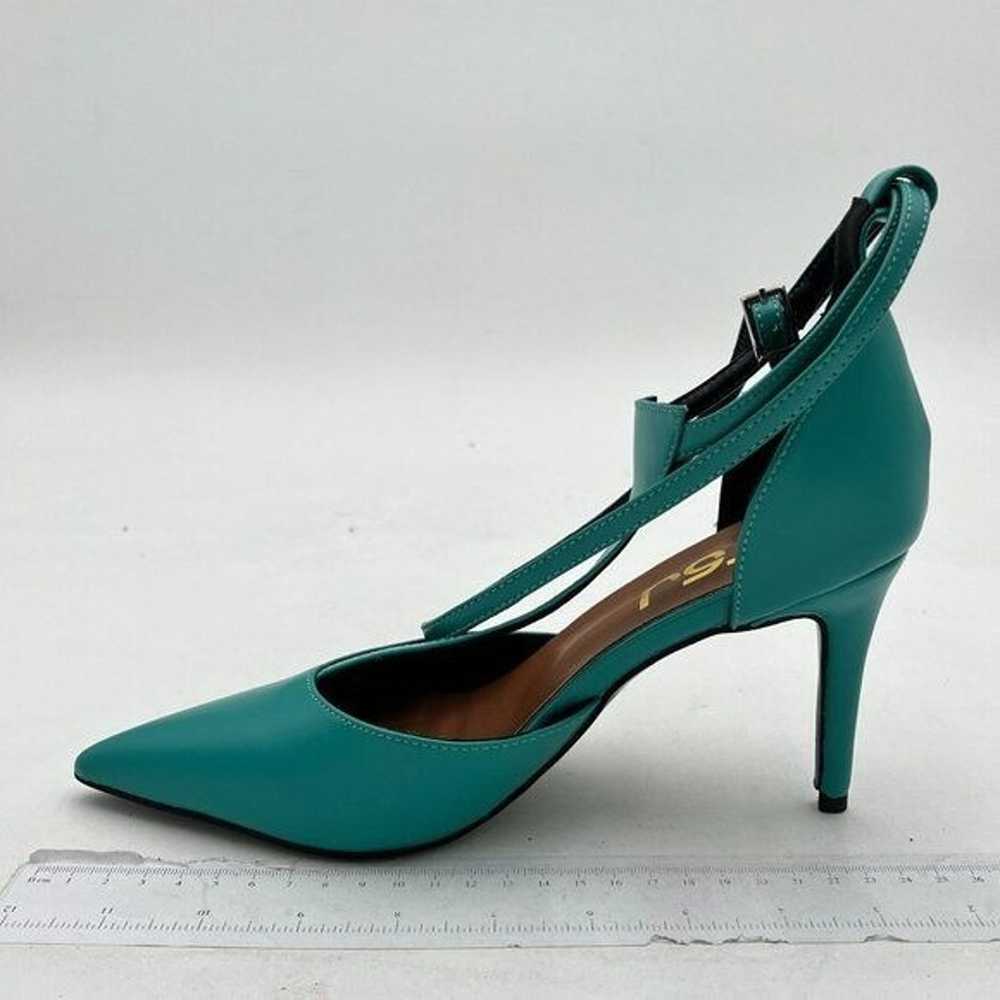 FSJ Women Stylish Pointed Toe D'Orsay Pumps T Str… - image 3