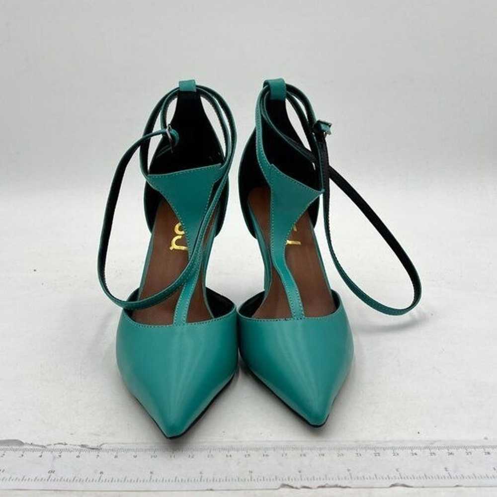 FSJ Women Stylish Pointed Toe D'Orsay Pumps T Str… - image 4