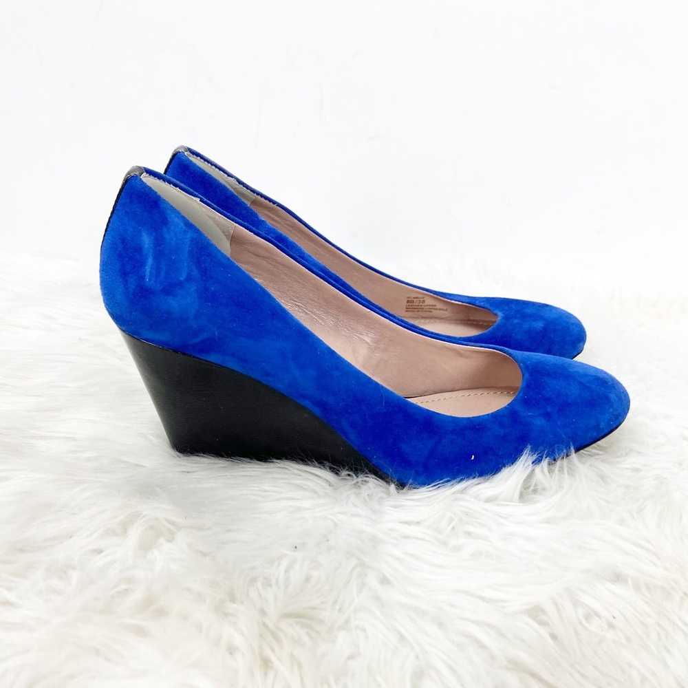 Vince Camuto 8 B Womens Blue Suede Melle Wegdes H… - image 2