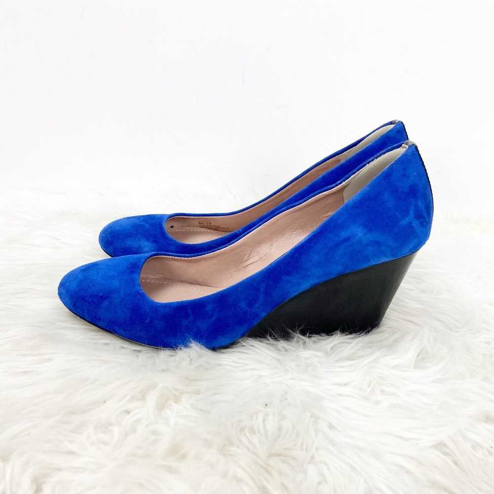 Vince Camuto 8 B Womens Blue Suede Melle Wegdes H… - image 4