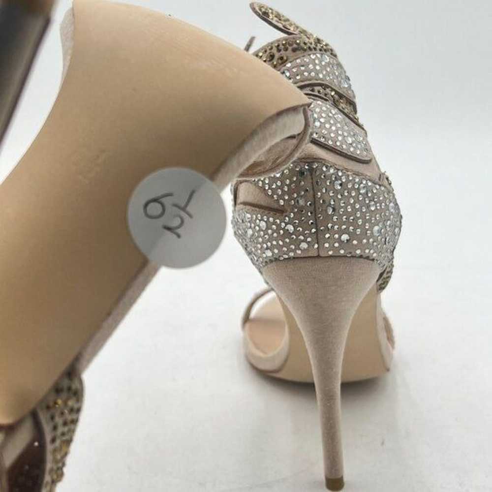 FSJ Champagne Wedding Shoes Rhinestone Stiletto H… - image 6