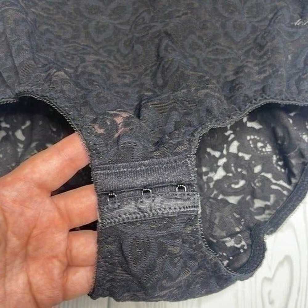 Vintage Bali Black Lace Shapewear 36B - image 3