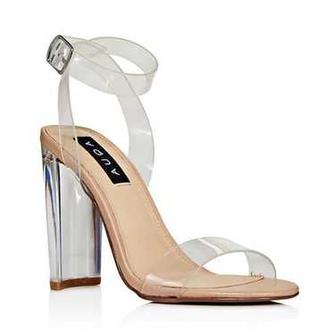 Aqua Women's Luna Clear High-Heel Sandals Size 9 … - image 1