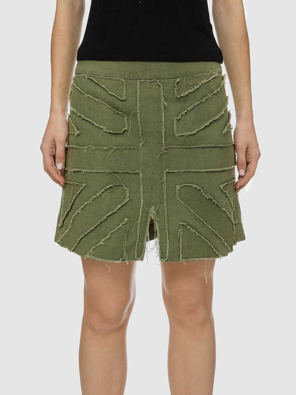 Fake London Canvas Mini Skirt - image 1