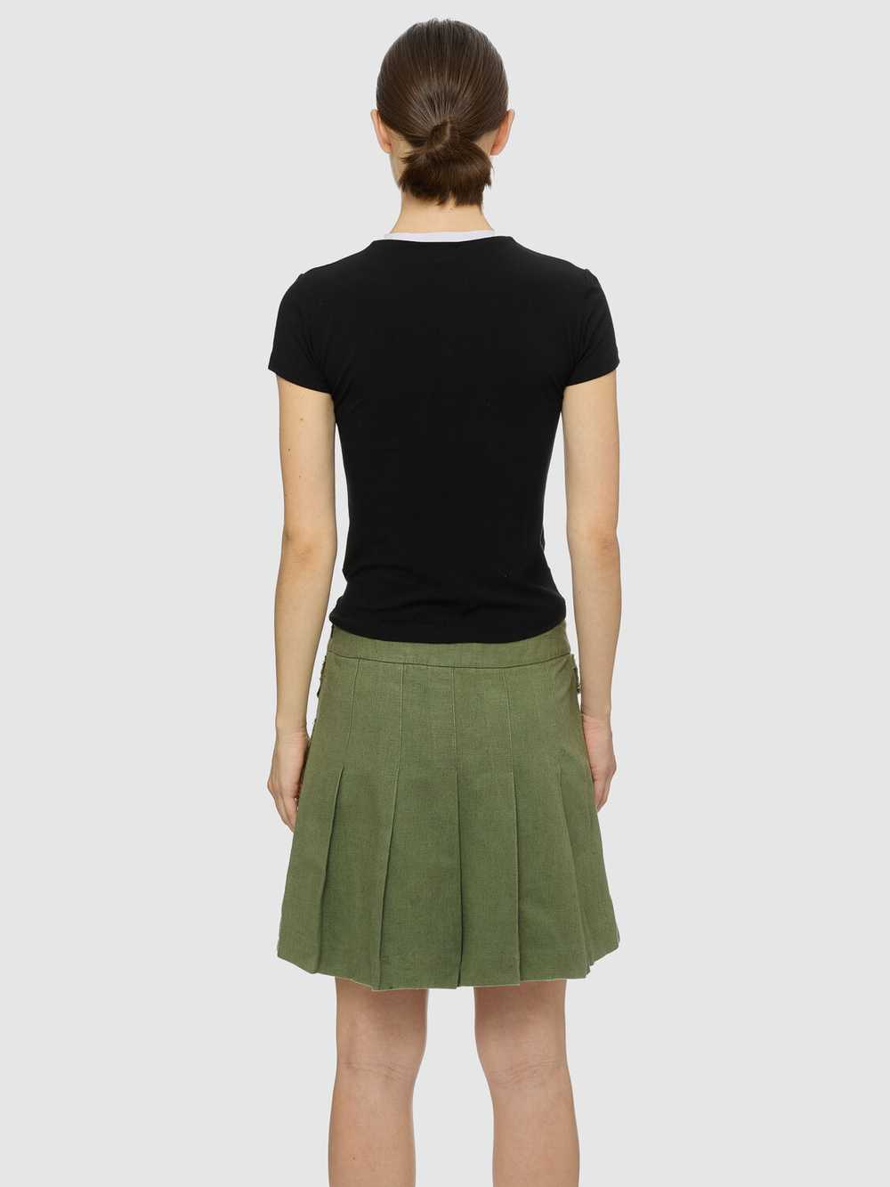 Fake London Canvas Mini Skirt - image 5