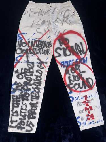 1 Of 1 × Other × Streetwear 1 of 1 graffiti pants - image 1