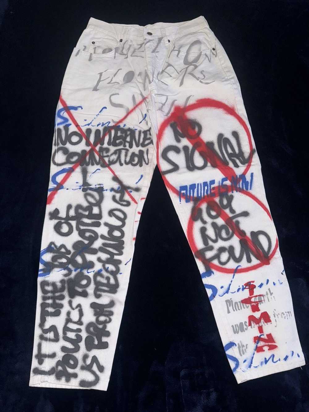 1 Of 1 × Other × Streetwear 1 of 1 graffiti pants - image 2