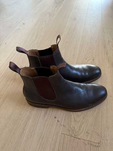 J.Crew KENTON LEATHER CHELSEA BOOTS Dark Brown