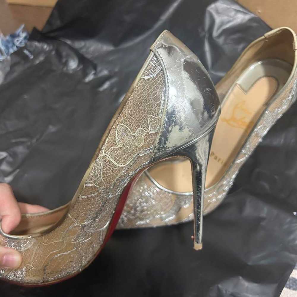 Christian Louboutin pumps silver - image 3