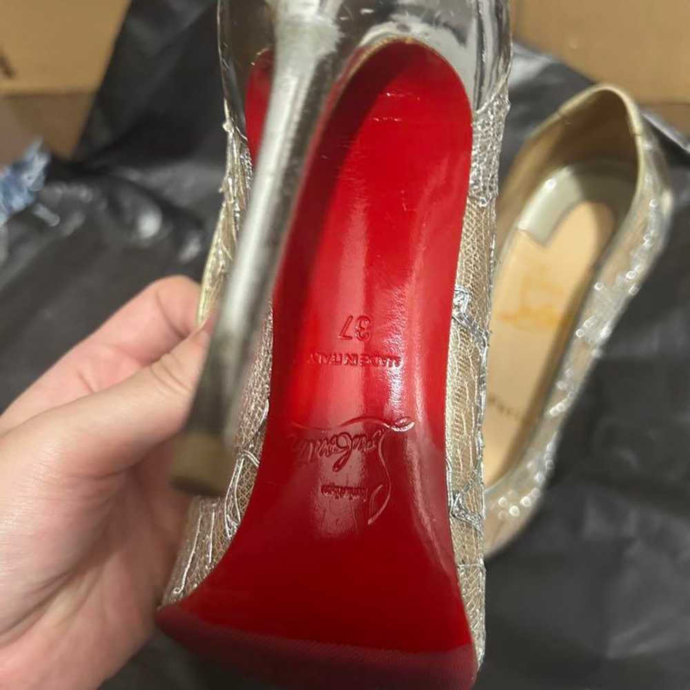 Christian Louboutin pumps silver - image 4